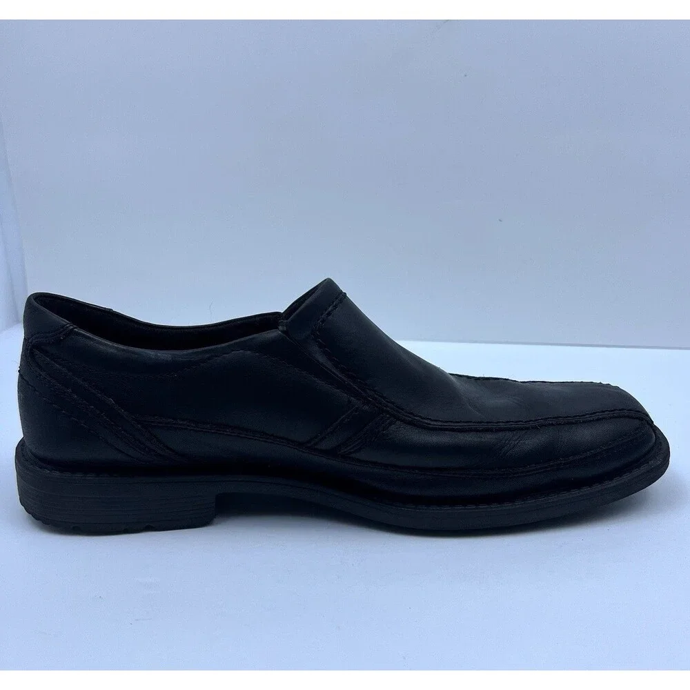 Rockport Style Leader 2 Bike Toe Slip-On Shoes Black A13019 Men's Size 10